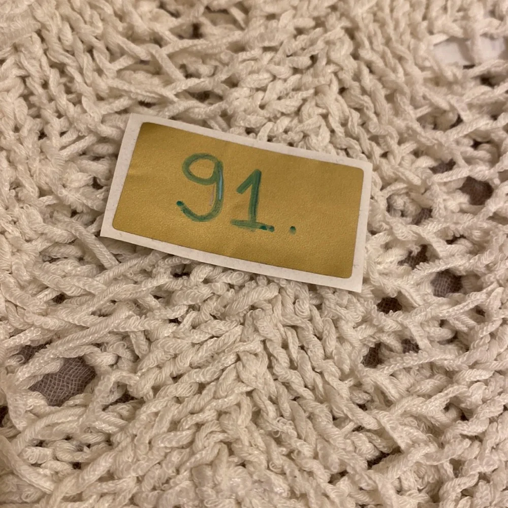 Acne Cream Openwork Knit Camisole. Size XXS - Picture 8 of 8